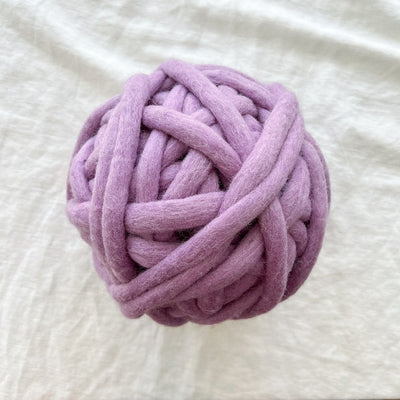 Love Fest Fibers Tough Love super chunky yarn. Pure New Zealand wool hand-felted by women artisans in Nepal. Great for knitting, crochet, weaving and macrame projects.
