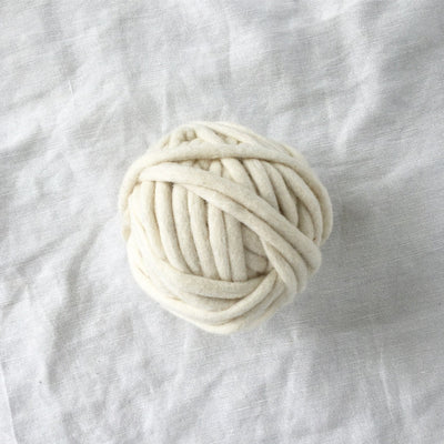 Love Fest Fibers Tough Love Tiny felted chunky wool yarn. Hand-felted from pure New Zealand wool by women artisans in Nepal. Great for knitting, crochet, weaving and macrame projects.