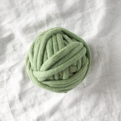 Love Fest Fibers Tough Love Tiny felted chunky wool yarn. Hand-felted from pure New Zealand wool by women artisans in Nepal. Great for knitting, crochet, weaving and macrame projects.