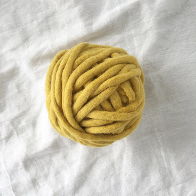 Love Fest Fibers Tough Love Tiny felted chunky wool yarn. Hand-felted from pure New Zealand wool by women artisans in Nepal. Great for knitting, crochet, weaving and macrame projects.