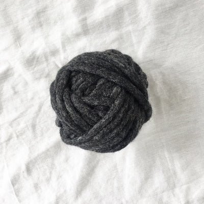 Love Fest Fibers Tough Love Tiny felted chunky wool yarn. Hand-felted from pure New Zealand wool by women artisans in Nepal. Great for knitting, crochet, weaving and macrame projects.