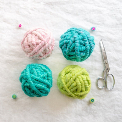Love Fest Fibers Color Core Weaver's Set. Each fiber pack is a specially curated collection of our super chunky core spun yarn for weaving, tapestry and other creative DIY projects.