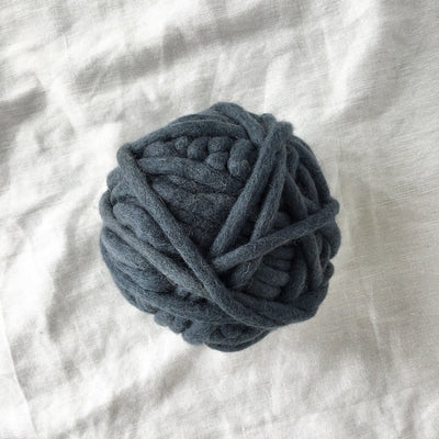 Love Fest Fibers Tough Love Tiny felted chunky wool yarn. Hand-felted from pure New Zealand wool by women artisans in Nepal. Great for knitting, crochet, weaving and macrame projects.