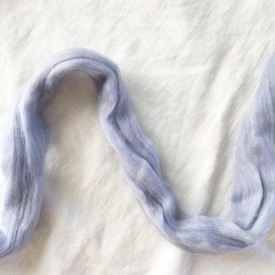 Meghan Shimek & Love Fest Fibers roving for weaving, knitting, crocheting, felting. Sustainable merino & Targhee fiber giant yarn.