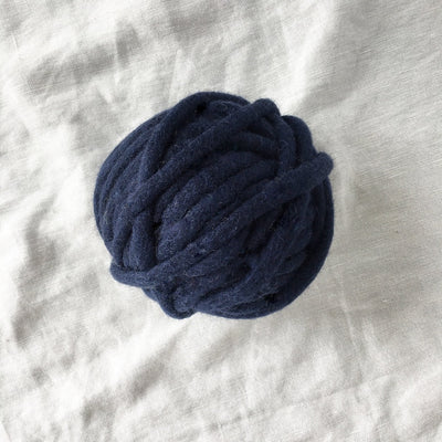 Love Fest Fibers Tough Love Tiny felted chunky wool yarn. Hand-felted from pure New Zealand wool by women artisans in Nepal. Great for knitting, crochet, weaving and macrame projects.