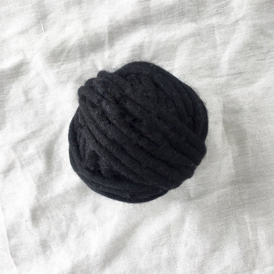 Love Fest Fibers Tough Love Tiny felted chunky wool yarn. Hand-felted from pure New Zealand wool by women artisans in Nepal. Great for knitting, crochet, weaving and macrame projects.