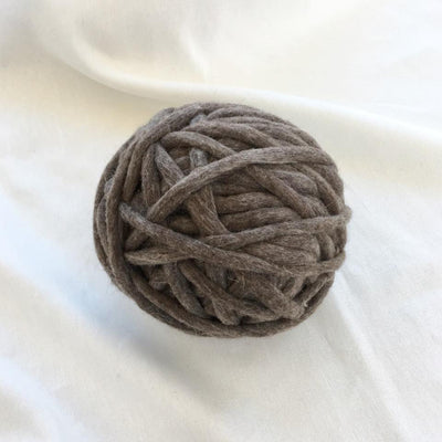 Love Fest Fibers Tough Love super chunky yarn. Pure New Zealand wool hand-felted by women artisans in Nepal. Great for knitting, crochet, weaving and macrame projects.