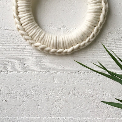 Creative Fiber Art Workshop in San Francisco: Crochet Holiday Wreath with Love Fest Fibers