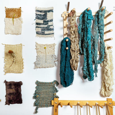 Learn to Weave on a frame loom with Jessie Mordine at Love Fest Fibers in San Francisco, creative fiber art DIY workshops