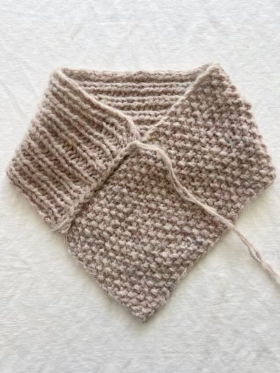 Love Fest Fibers Free Pattern 5 Fulton Cowl Simple Beginner Knit Project