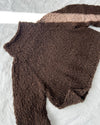 Faro Sweater knit pattern by Good Night, Day knit with Love Fest Fibers Kullu hand-spun Tibetan yak yarn