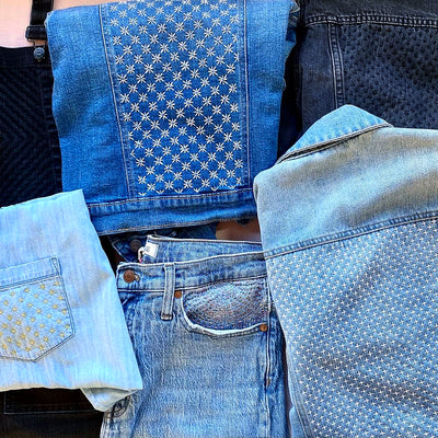 Sashiko Denim Mending Workshop | Saturday, July 27, 1-4pm