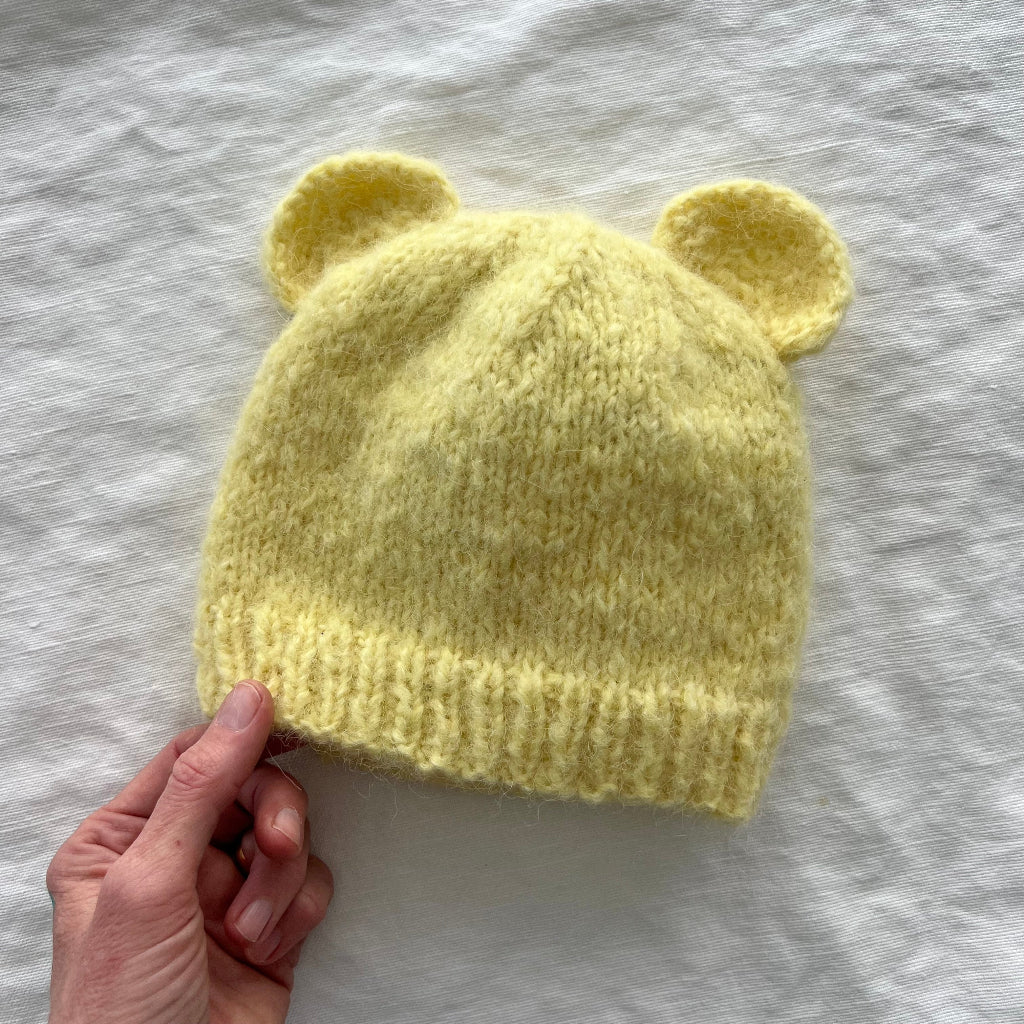 Baby Bear Ears Hat (Fox & Pine Stitches)