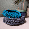 Crochet a pet bed with us at Love Fest Fibers in San Francisco! DIY creative maker workshop using all natural felted wool yarn