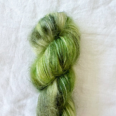 Shangdrok Superkid Mohair Silk Lace yarn at Love Fest Fibers, super soft hand-dyed and perfect for knitting and crochet