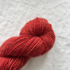 Hand-spun pashmina yarn, hand-dyed with all natural botanical pigments, DK weight for knitting and crochet