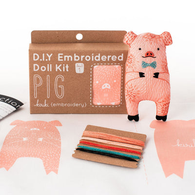 Kiriki DIY Embroidered Doll Kits