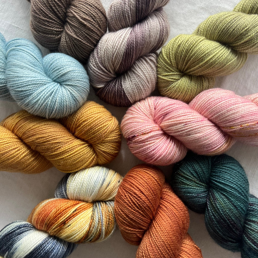 Shangdrok Hand-Dyed Fingering Merino