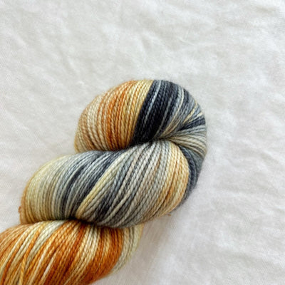 Shangdrok hand-dyed merino fingering weight knitting and crochet yarn