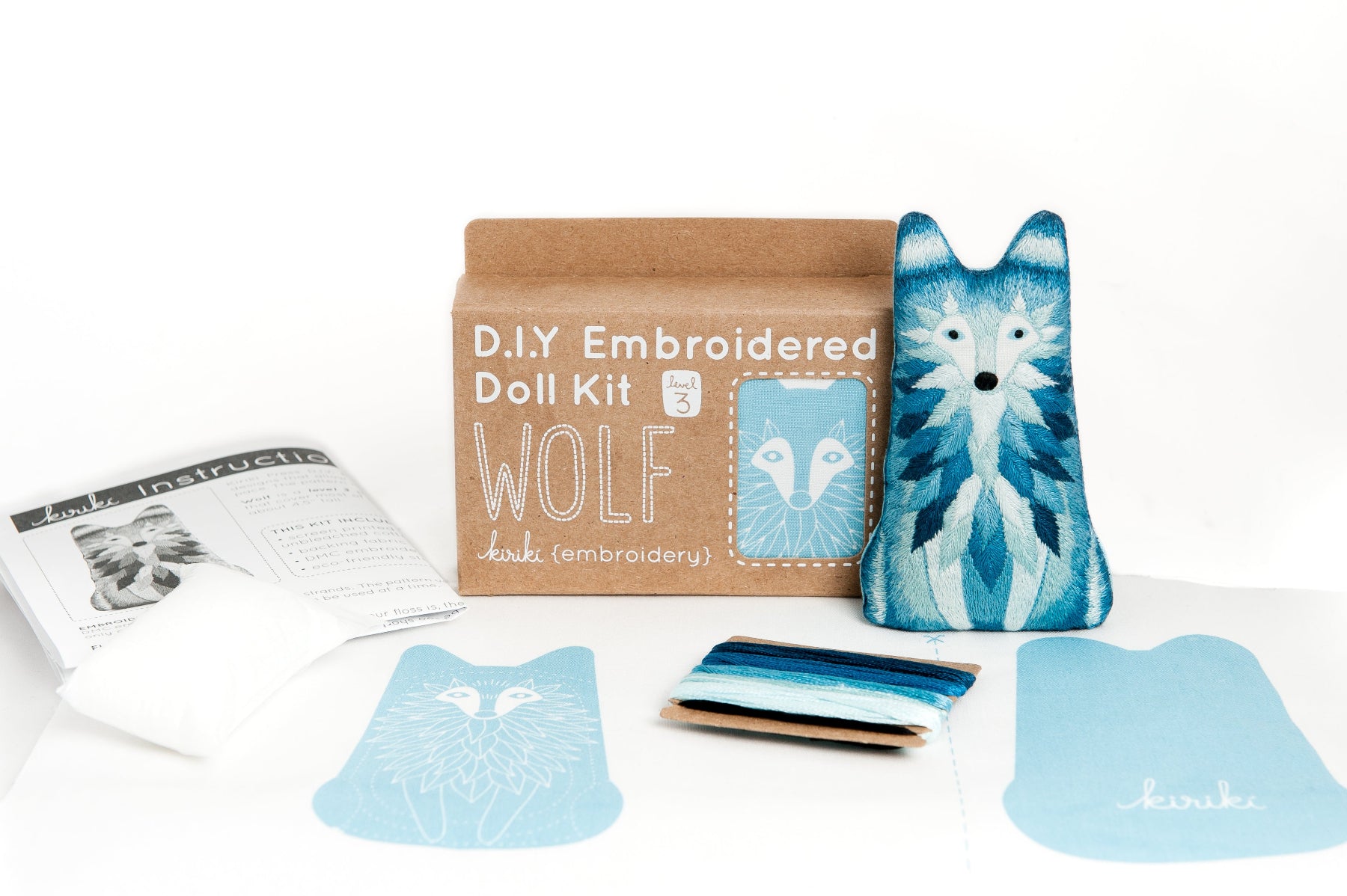 Kiriki DIY Embroidered Doll Kits