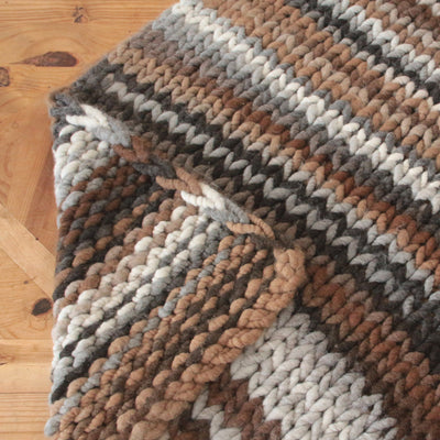 Chunky knit blanket pattern