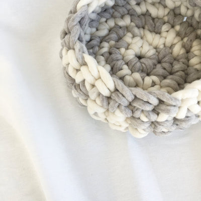 Chunky crochet basket pattern