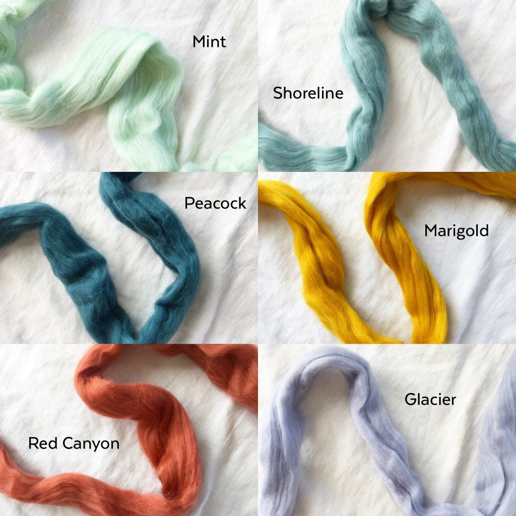 Meghan Shimek x Love Fest Fibers Roving Collection